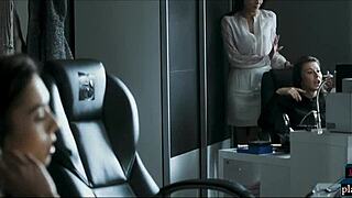 European babes orgasm in hot lesbian sex!