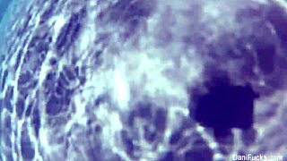 pool go-pro fun with dani daniels and her lesbian friends by the water