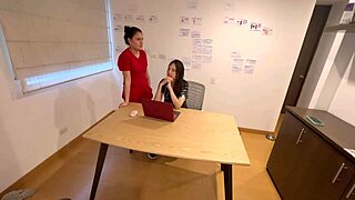 Student Seduces Teacher Naked in Office