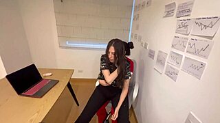 Student Seduces Teacher Naked in Office