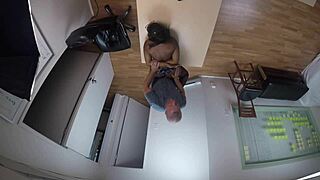 Missy Maverick performs cam fetish show