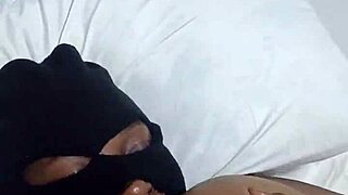 Big tits ebony whore fingers her sloppy ass with toys 😍