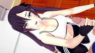 mona in her new sporty outfit craves a huge cock for fun