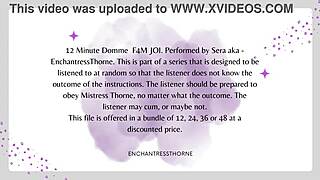 Enjoy this domme joi session with orgasm instructions! 😈