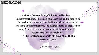 Enjoy this domme joi session with orgasm instructions! 😈