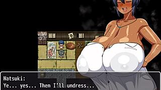 Tanned girl Natsuki hot naked photoshoot turns into intense massage