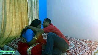 the indian bengali bhabhi calls her sex friend for dirty hardcore while her husband is at work, kissing and pussy play