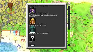 Hornycraft parody: witch tests potion to grow huge cock