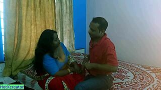 the indian bengali bhabhi calls her sex friend for dirty hardcore while her husband is at work, kissing and pussy play