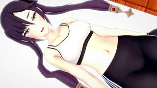 mona in her new sporty outfit craves a huge cock for fun