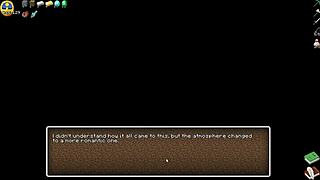 Hornycraft parody: witch tests potion to grow huge cock