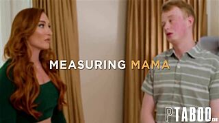 Yo, measuring mama Sophia Locke with Jimmy Michaels. Those big tits in pov are wild!