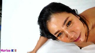 Hot Thai Milf Takes Multiple Facials in POV Compilation