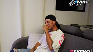 step-sister bangs delivery guy while home alone