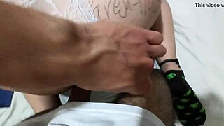 in this homemade video, the latina teen bends over for doggystyle with big cock