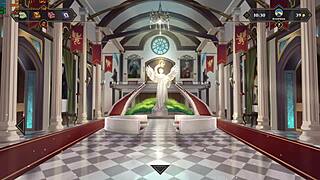 The wanderer encounters a broken bed during gameplay part seven.