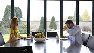 Hey, Dane Jones with British redhead Lenina Crowne taking big dick from husband!