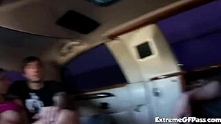 Busty cock slut lisa sparkle banged hard in threeway