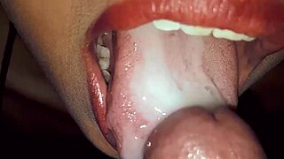 my stepsister susy blows and swallows cum, she's a cumslut