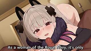 horny anime girl, wanna see her pussy get creampied hard?