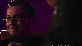 dude bangs beautiful blonde in stockings