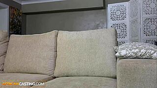 African Casting Tiny Ebony Model Audition Becomes Blowjob