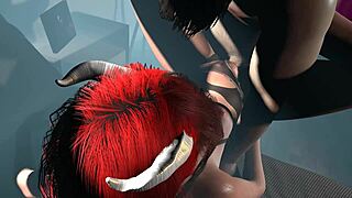 My Asian girlfriend exclaimed, 'I'm a succubus!' in this hentai-style bareback scene!