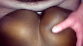 I love watching this hot black beauty bend over for that white cock in doggystyle.