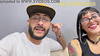 Tattooed Beauty Delivers Deepthroat in Debut