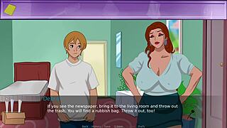 The secrets of the house day 1 involve living with nude MILFs in this hentai.