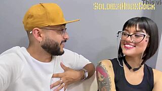 Tattooed Beauty Delivers Deepthroat in Debut