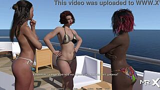 Milf massaging pussy with tongue in hentai 😍