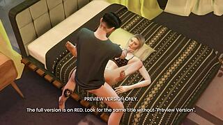 Backstage Pass 3 preview got wild 3D hentai action on a bus! 🔥