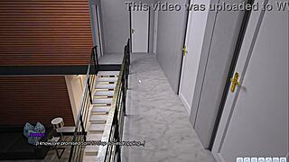 huge curvy babe blows in 3d game