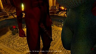 dangerous pact with monster in hentai 3d cartoon anime