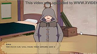 Wow! Big Anime Booty Exposed in Hentai Game Dating Scene!