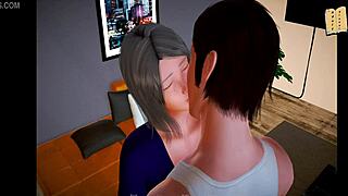 My new family episode with big tits milf.