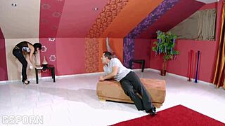 I had hot anal sex to fill the ass of sexy brunette with nice creampie.