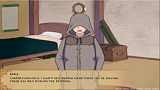 Wow! Big Anime Booty Exposed in Hentai Game Dating Scene!