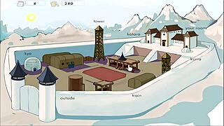 Wow! Big Anime Booty Exposed in Hentai Game Dating Scene!