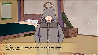 Wow! Big Anime Booty Exposed in Hentai Game Dating Scene!