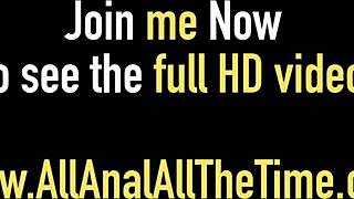 Petite ginger Sofie Carter bends over for intense asshole fucking