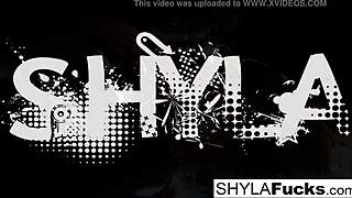 Blonde Pornstar Shyla Indulges In Smoking Fetish, Exposing Big Tits And Pussy Solo.