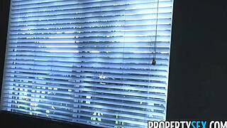 Propertysex showcases young agent with big natural tits in homemade outdoor romp