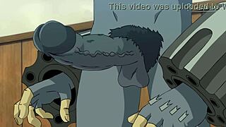 Two teen 18+ girls are gagging on big black cocks in this My Hero Academia hentai gangbang.