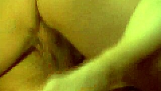 Hot redhead rides hard on sofa for messy cumshot