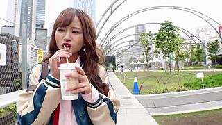 oh wow, that petite japanese babe with slender body and perfect ass is so hot!