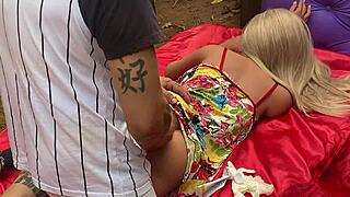 Halloween anal assfucking outdoor