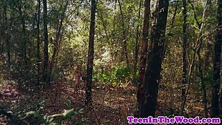 Petite teen gets rough facial after sucking