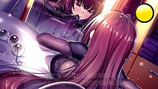 Whoa! Scathach's hentai stamina training in POV edging session!